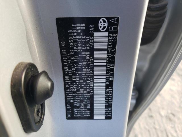 Photo 10 from auction – 2015 TOYOTA COROLLA L with VIN 5YFBURHE1FP313137