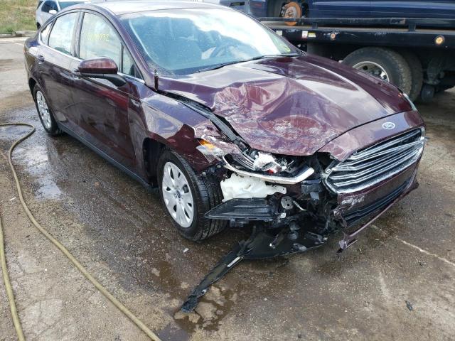 FORD FUSION S 2013 with VIN 3FA6P0G78DR252180 - Photo from auction