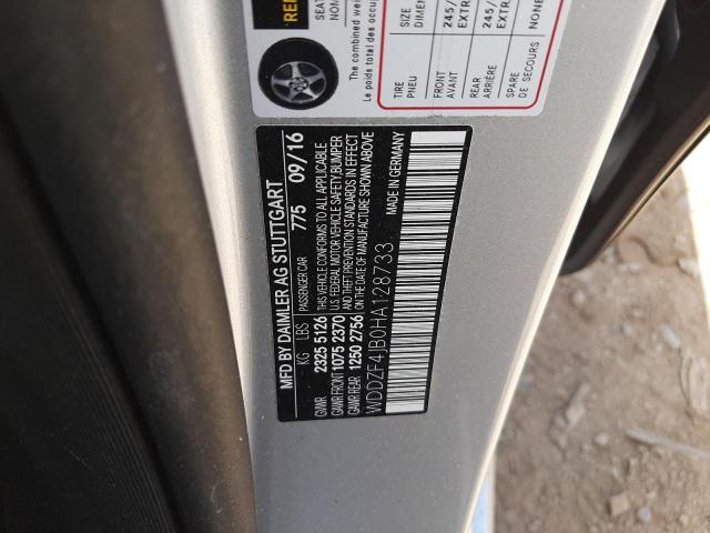 Photo 10 from auction – 2017 MERCEDES-BENZ E 300 with VIN WDDZF4JB0HA128733