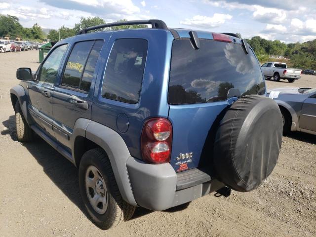 Photo 3 from auction – 2005 JEEP LIBERTY SP with VIN 1J4GL48K75W500562