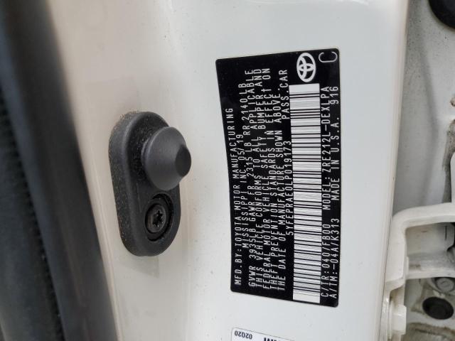 Photo 10 from auction – 2020 TOYOTA COROLLA LE with VIN 5YFEPRAE0LP019173