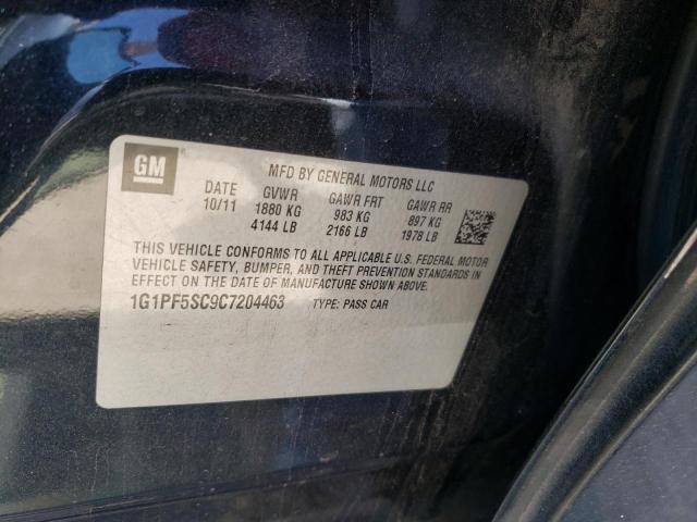 Photo 10 from auction – 2012 CHEVROLET CRUZE LT with VIN 1G1PF5SC9C7204463