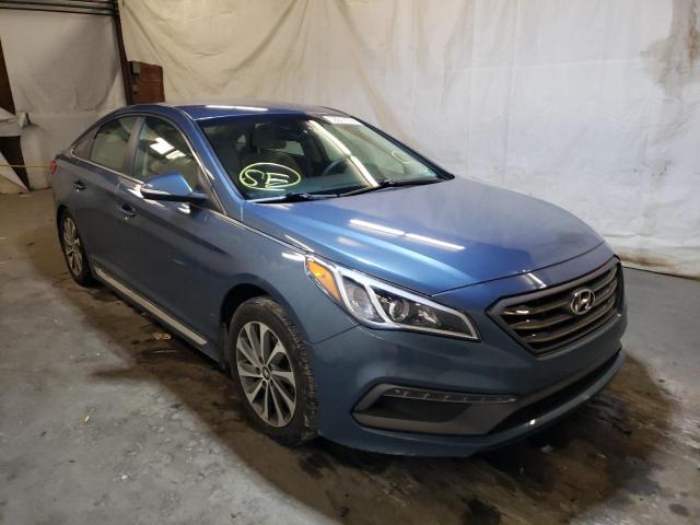 HYUNDAI SONATA SPO 2016 with VIN 5NPE34AF2GH424722 - Photo from auction