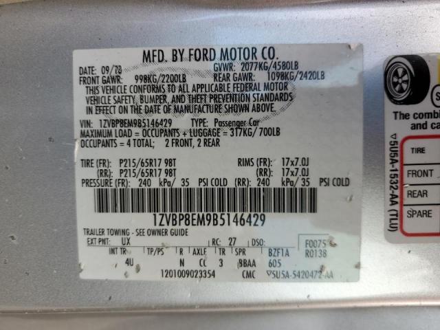 Photo 10 from auction – 2011 FORD MUSTANG with VIN 1ZVBP8EM9B5146429