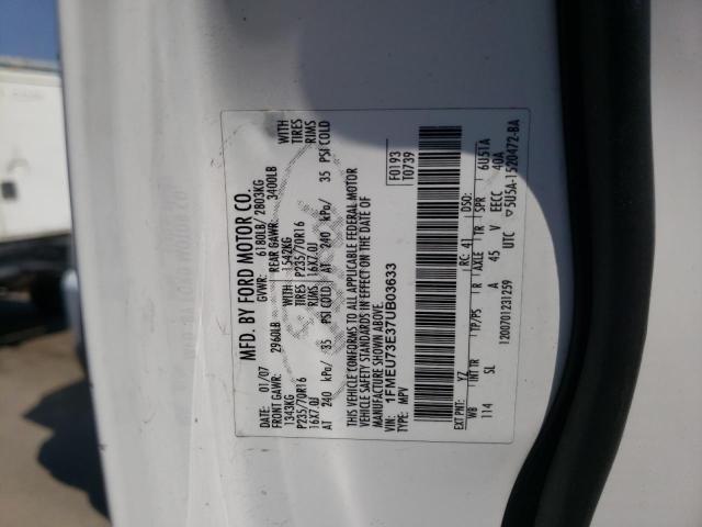 Photo 10 from auction – 2007 FORD EXPLORER X with VIN 1FMEU73E37UB03633