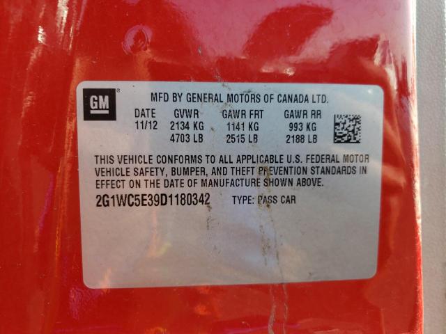 Photo 10 from auction – 2013 CHEVROLET IMPALA LTZ with VIN 2G1WC5E39D1180342