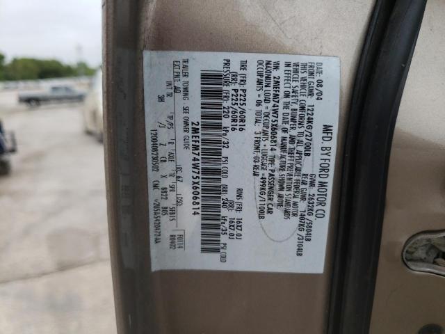 Photo 10 from auction – 2005 MERCURY GRAND MARQ with VIN 2MEFM74W75X606814