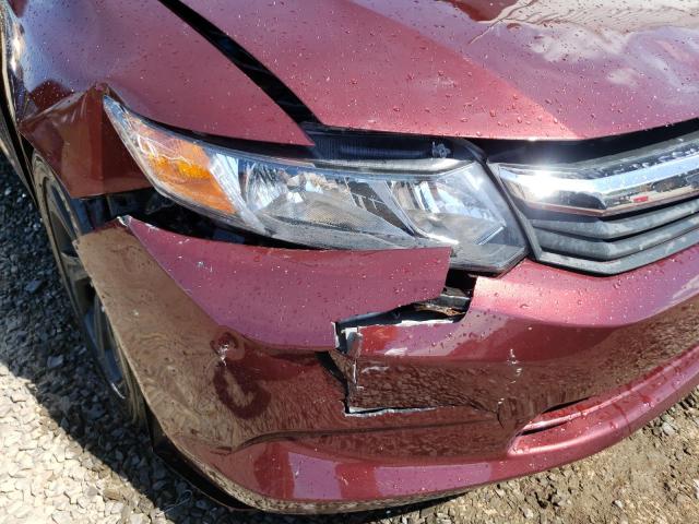 Photo 9 from auction – 2012 HONDA CIVIC with VIN 19XFB2F5XCE333269