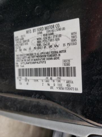 Photo 10 from auction – 2011 FORD RANGER SUP with VIN 1FTLR4FE0BPA37072