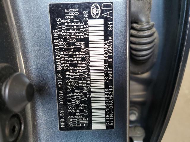 Zdjęcie 10 z aukcji – 2015 TOYOTA COROLLA L z VIN 2T1BURHE2FC339410