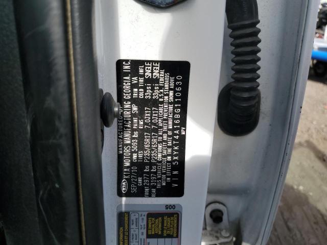 Photo 10 from auction – 2011 KIA SORENTO BA with VIN 5XYKT4A16BG110630