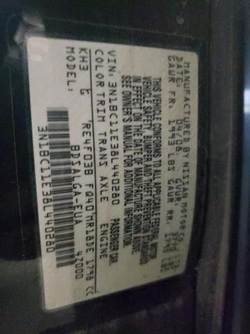 Photo 10 from auction – 2008 NISSAN VERSA S with VIN 3N1BC11E38L440280