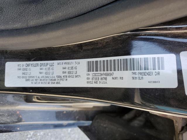 Photo 10 from auction – 2015 CHRYSLER 200 C with VIN 1C3CCCCB4FN560347