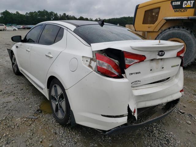 Photo 3 from auction – 2013 KIA OPTIMA HYB with VIN KNAGM4AD3D5039781