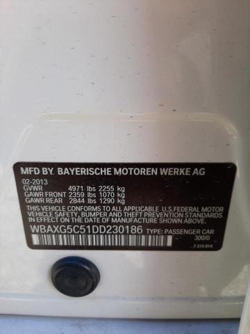 Photo 10 from auction – 2013 BMW 528 I with VIN WBAXG5C51DD230186