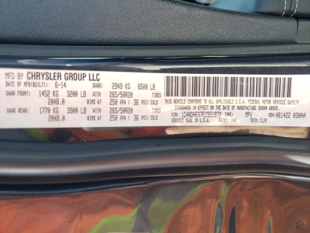 Photo 10 from auction – 2014 DODGE DURANGO CI with VIN 1C4RDHEG7EC551872
