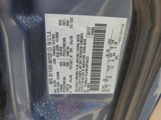 Photo 10 from auction – 1998 FORD EXPEDITION with VIN 1FMRU17L4WLB95623