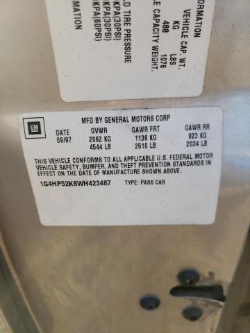 Photo 10 from auction – 1998 BUICK LESABRE CU with VIN 1G4HP52K8WH423487