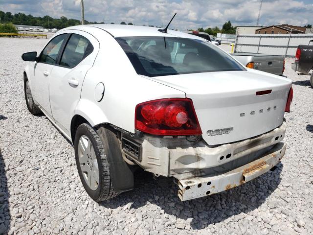 Photo 3 from auction – 2012 DODGE AVENGER SE with VIN 1C3CDZAB1CN330523