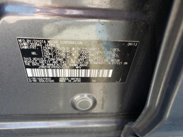 Photo 10 from auction – 2013 TOYOTA RAV4 LE with VIN JTMZFREV9D5015233