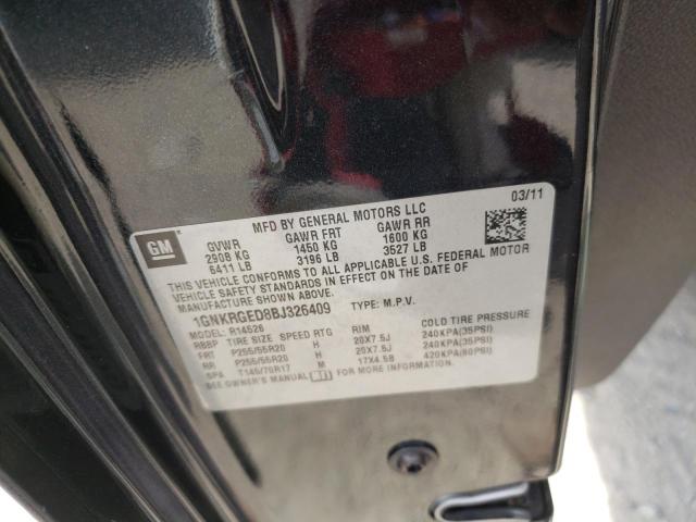 Photo 10 from auction – 2011 CHEVROLET TRAVERSE L with VIN 1GNKRGED8BJ326409
