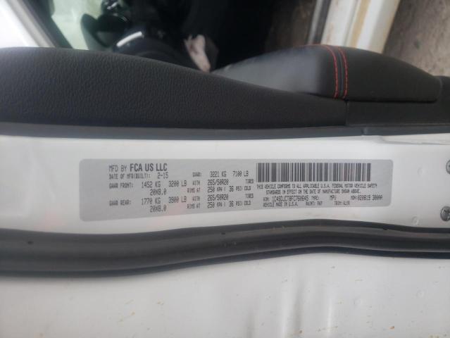 Photo 10 from auction – 2015 DODGE DURANGO R/ with VIN 1C4SDJCT8FC760645