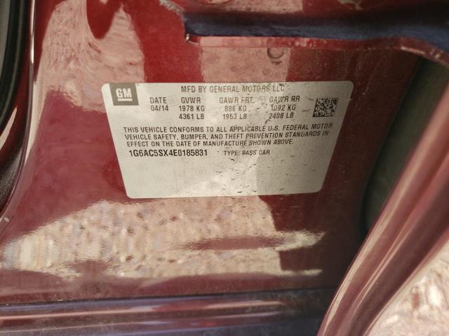 Photo 10 from auction – 2014 CADILLAC ATS PERFOR with VIN 1G6AC5SX4E0185831