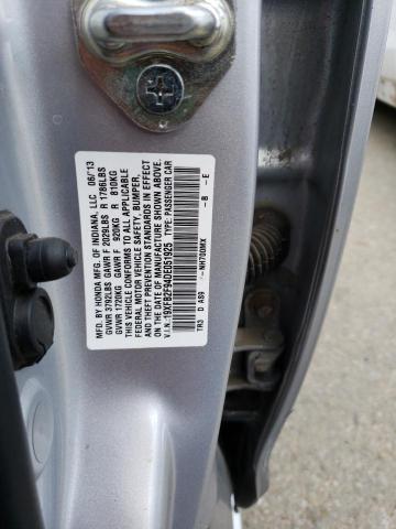 Photo 10 from auction – 2013 HONDA CIVIC EXL with VIN 19XFB2F94DE051925