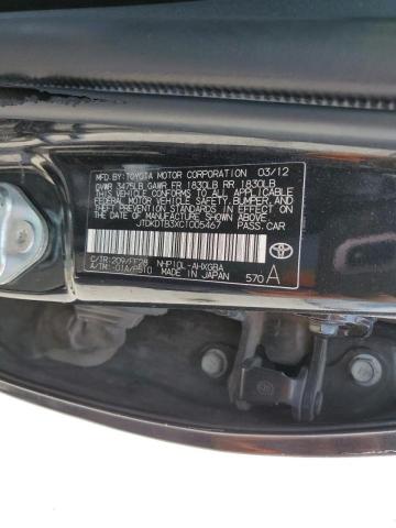 Photo 10 from auction – 2012 TOYOTA PRIUS C with VIN JTDKDTB3XC1005467