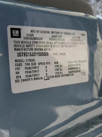 Photo 10 from auction – 2007 GMC NEW SIERRA with VIN 2GTEC13J271505009