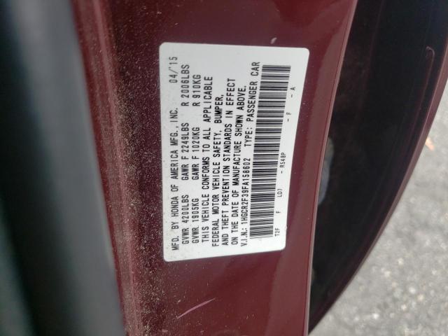 Photo 10 from auction – 2015 HONDA ACCORD LX with VIN 1HGCR2F39FA158602