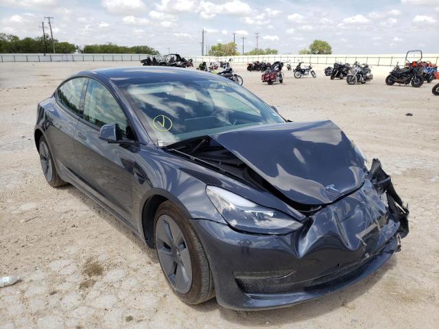 TESLA MODEL 3 2022 with VIN 5YJ3E1EA9NF186670 - Photo from auction