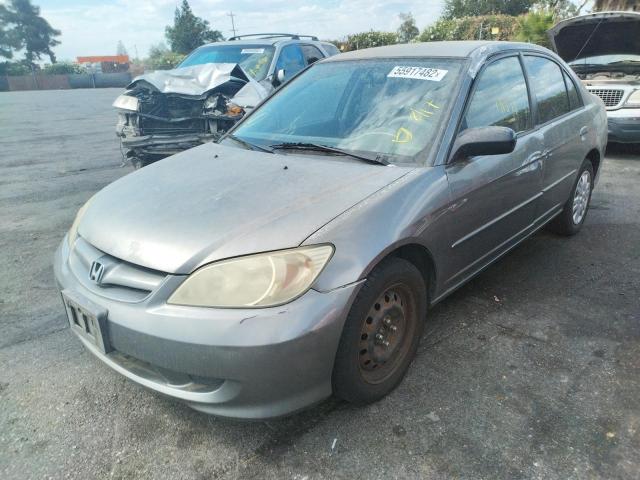 Photo 2 from auction – 2004 HONDA CIVIC LX with VIN 2HGES16544H501971
