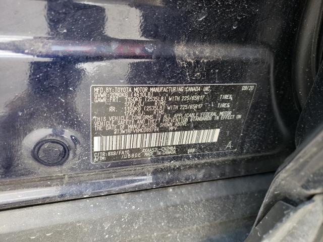 Photo 10 from auction – 2021 TOYOTA RAV4 XLE with VIN 2T3W1RFV6MC089784