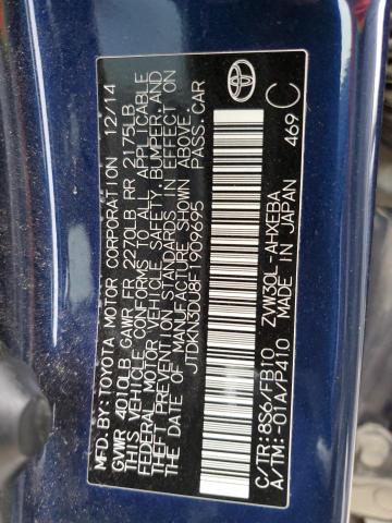 Photo 10 from auction – 2015 TOYOTA PRIUS with VIN JTDKN3DU8F1909695
