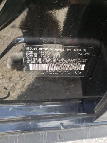 Photo 10 from auction – 2019 MITSUBISHI MIRAGE G4 with VIN ML32F3FJ5KHF05924