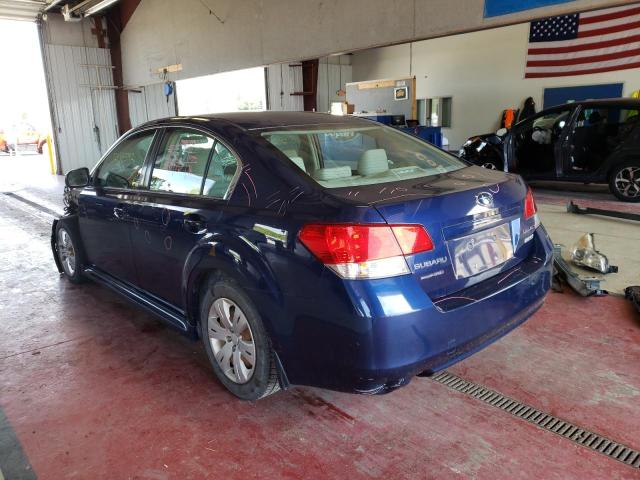 Photo 3 from auction – 2011 SUBARU LEGACY 2.5 with VIN 4S3BMBA67B3252485