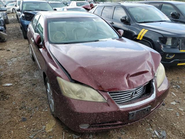 LEXUS ES 350 2008 with VIN JTHBJ46G582242413 - Photo from auction