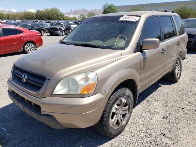 Photo 2 from auction – 2004 HONDA PILOT EXL with VIN 2HKYF18584H597592