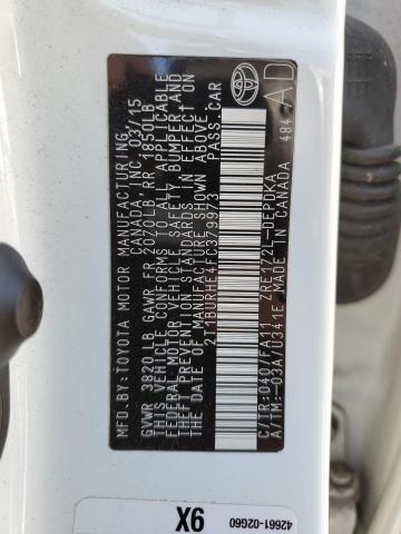 Photo 10 from auction – 2015 TOYOTA COROLLA L with VIN 2T1BURHE4FC379973