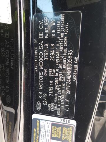 Photo 10 from auction – 2019 KIA FORTE FE with VIN 3KPF24AD4KE095895