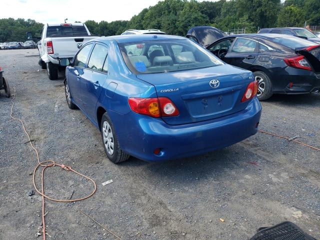 Photo 3 from auction – 2009 TOYOTA COROLLA BA with VIN 2T1BU40E49C165455