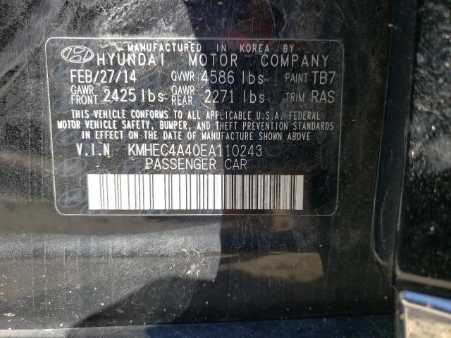 Photo 10 from auction – 2014 HYUNDAI SONATA HYB with VIN KMHEC4A40EA110243