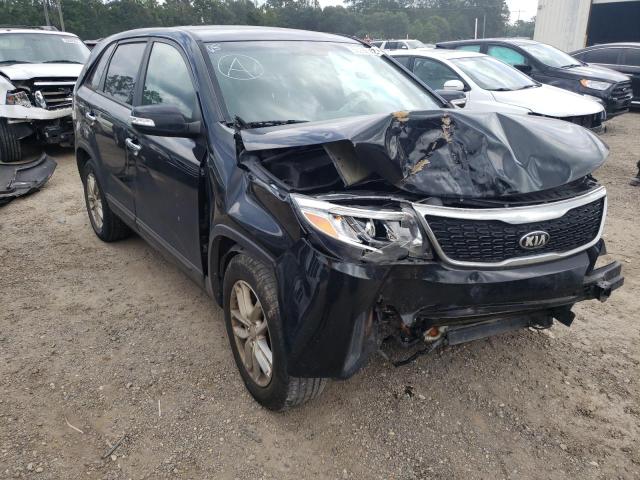 KIA SORENTO LX 2014 with VIN 5XYKT3A65EG522452 - Photo from auction