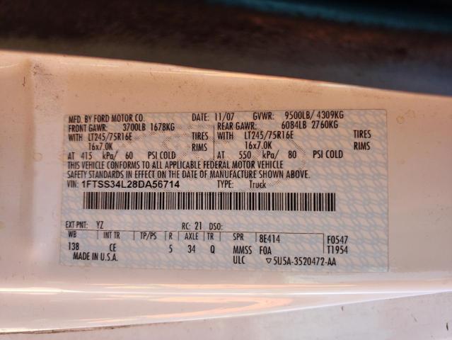 Photo 10 from auction – 2008 FORD ECONOLINE with VIN 1FTSS34L28DA56714
