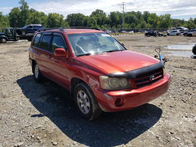 TOYOTA HIGHLANDER 2003 with VIN JTEGF21A330101355 - Photo from auction