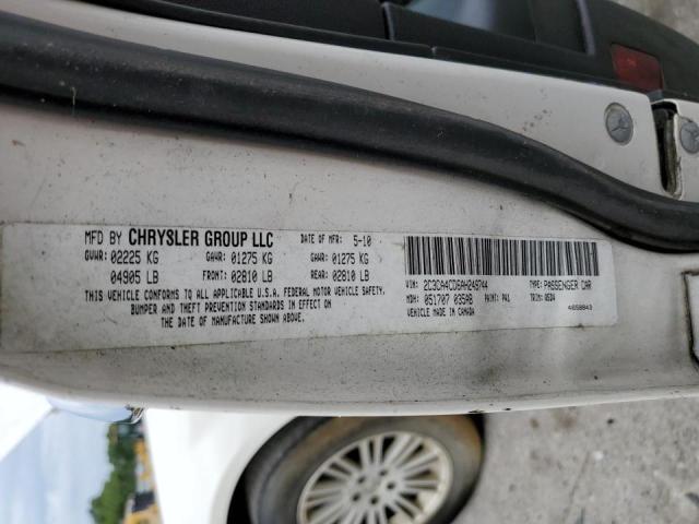 Photo 10 from auction – 2010 CHRYSLER 300 TOURIN with VIN 2C3CA4CD6AH249744