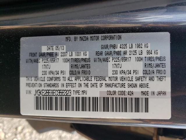 Photo 10 from auction – 2014 MAZDA CX-5 SPORT with VIN JM3KE2BE8E0356323
