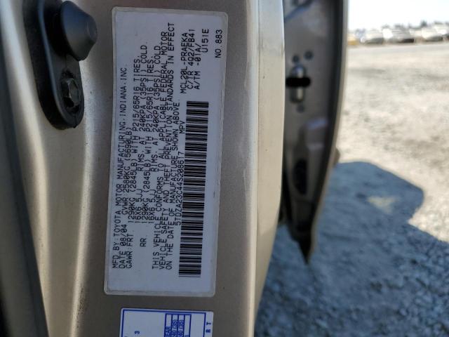 Photo 10 from auction – 2004 TOYOTA SIENNA CE with VIN 5TDZA23C44S208617
