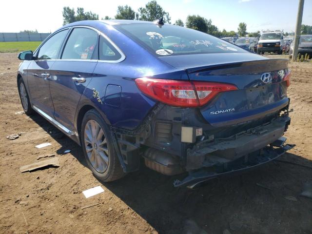 Photo 3 from auction – 2015 HYUNDAI SONATA SPO with VIN 5NPE34AF6FH043373